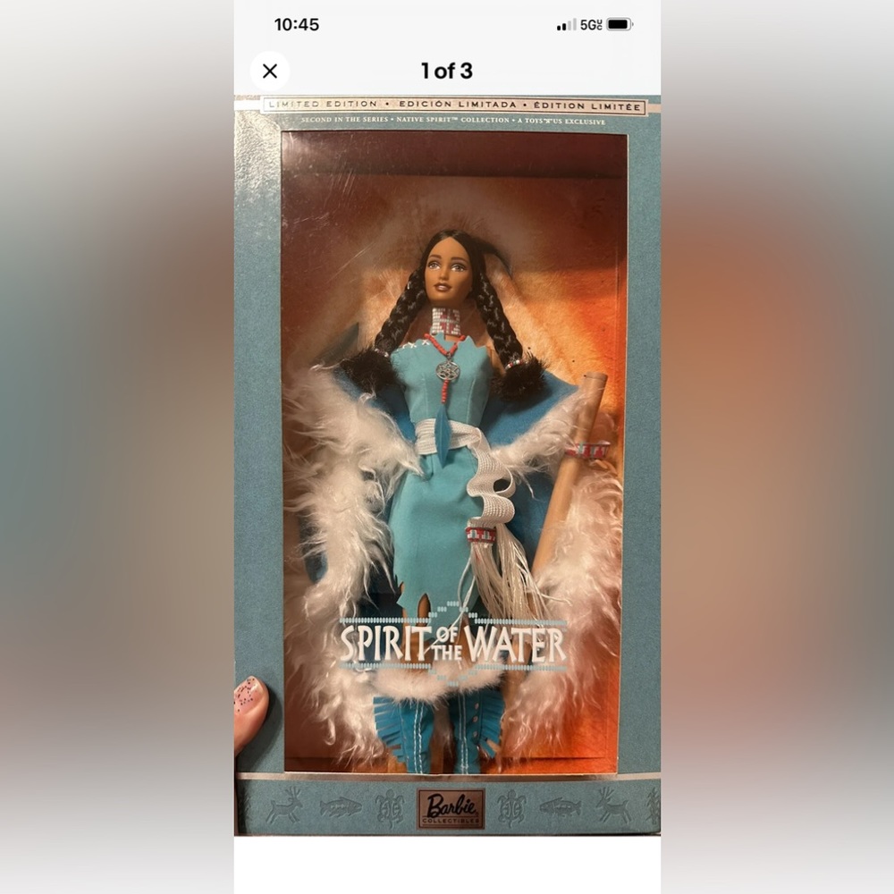 Spirit of the Water Barbie 2002 never removed from box good condition